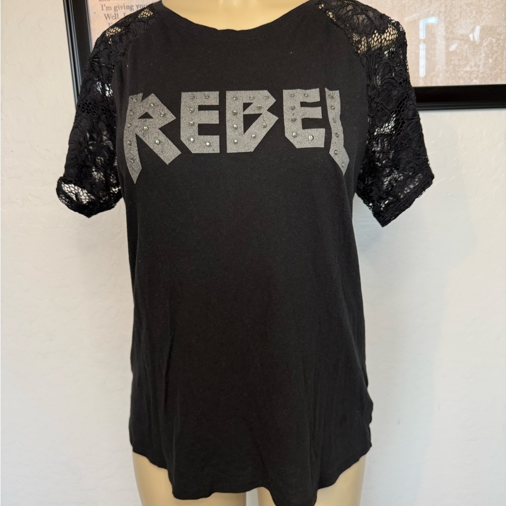 Express Black Tee Size:M